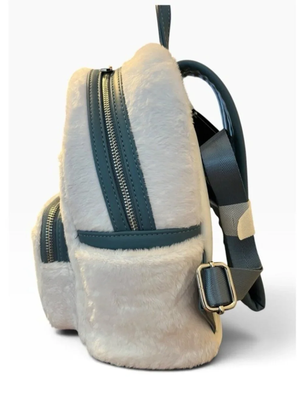 Loungefly Monsters Inc Abominable Snowman Yeti Faux Fur Mini Backpack NWT